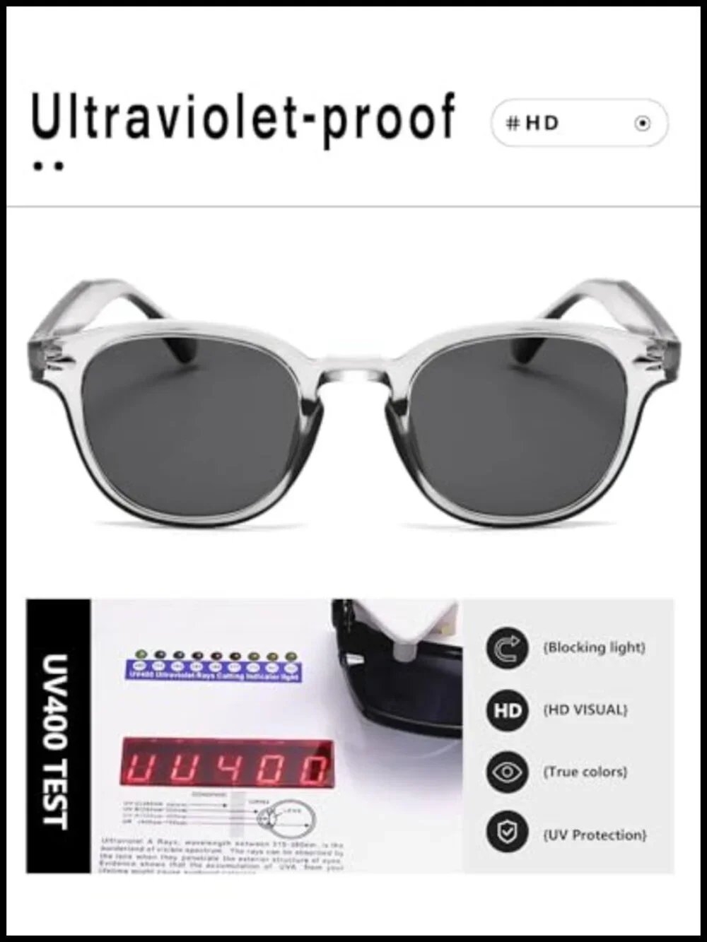 Vintage Retro Round Sunglasses UV400 Metal Frame Unisex